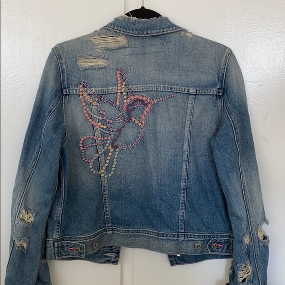 AG Jeans Denim Jacket Cher Coulter collab - Picture 1 of 5